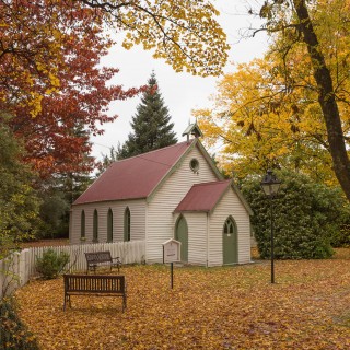 St Pauls Anglican Church, autumn colours