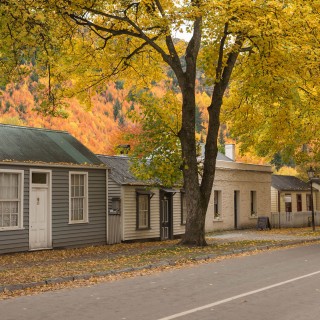 Miners Cottages, Arrowtown in Autumn