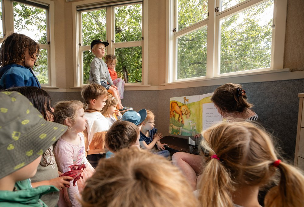 Arrowtown Preschool - Durham Street reading time Vaughan Brookfield_-4994