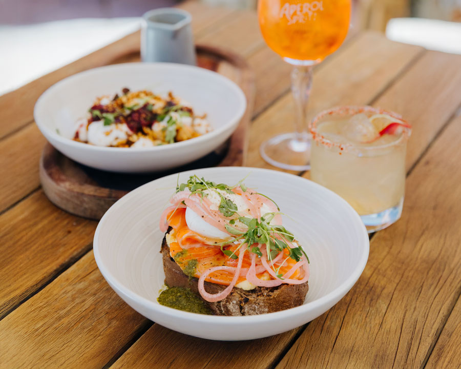 Cured Salmon on Boat Shed Bakery Toast